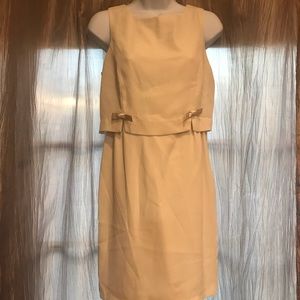 Cream elegant  dress by moda intl